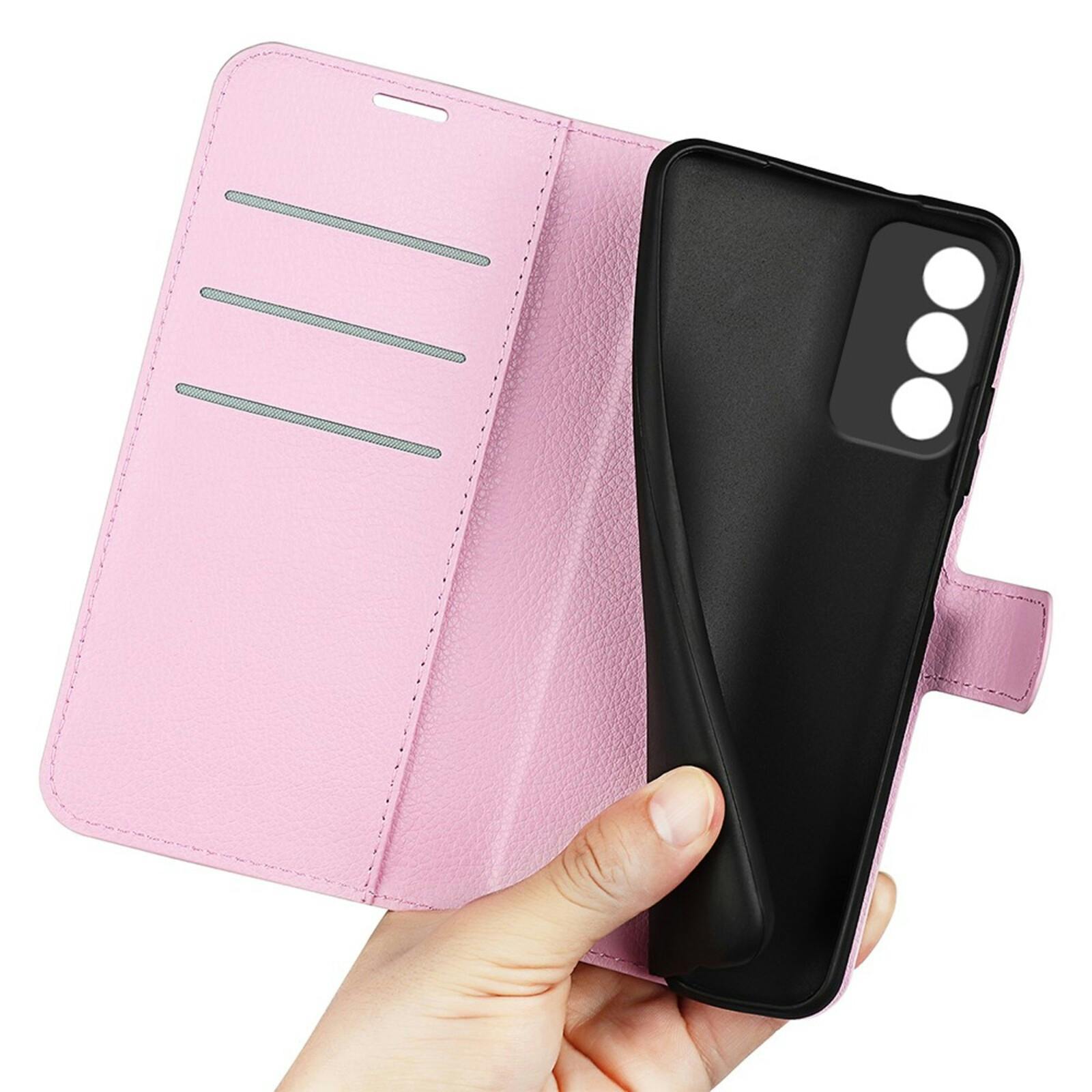 Mocaa Oppo A80 Slim-Fit Book Case Roze
