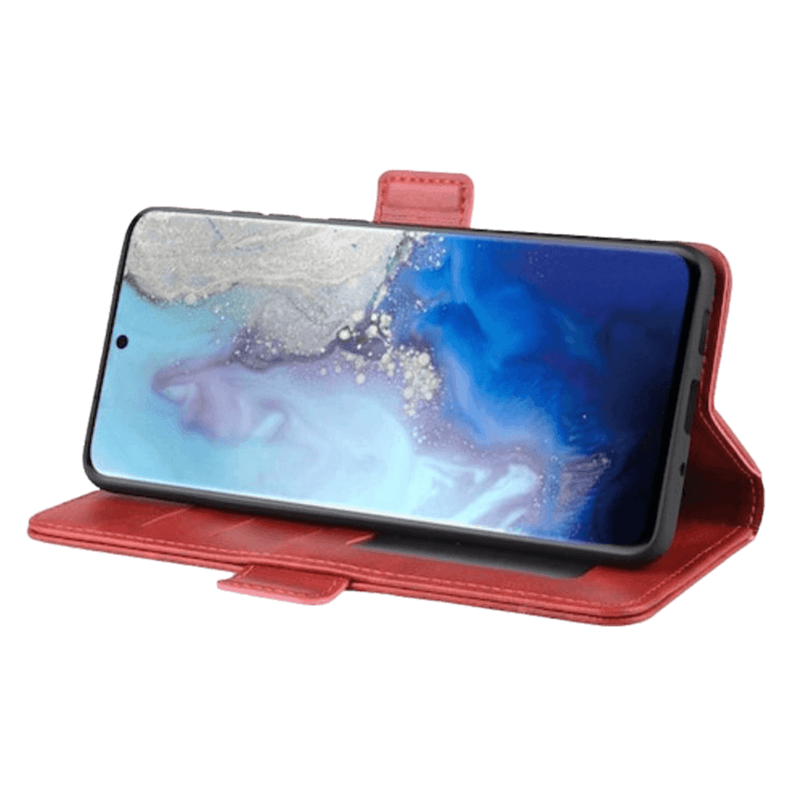 Comfycase Samsung Galaxy S20 Bookcase Beschermhoesje Rood