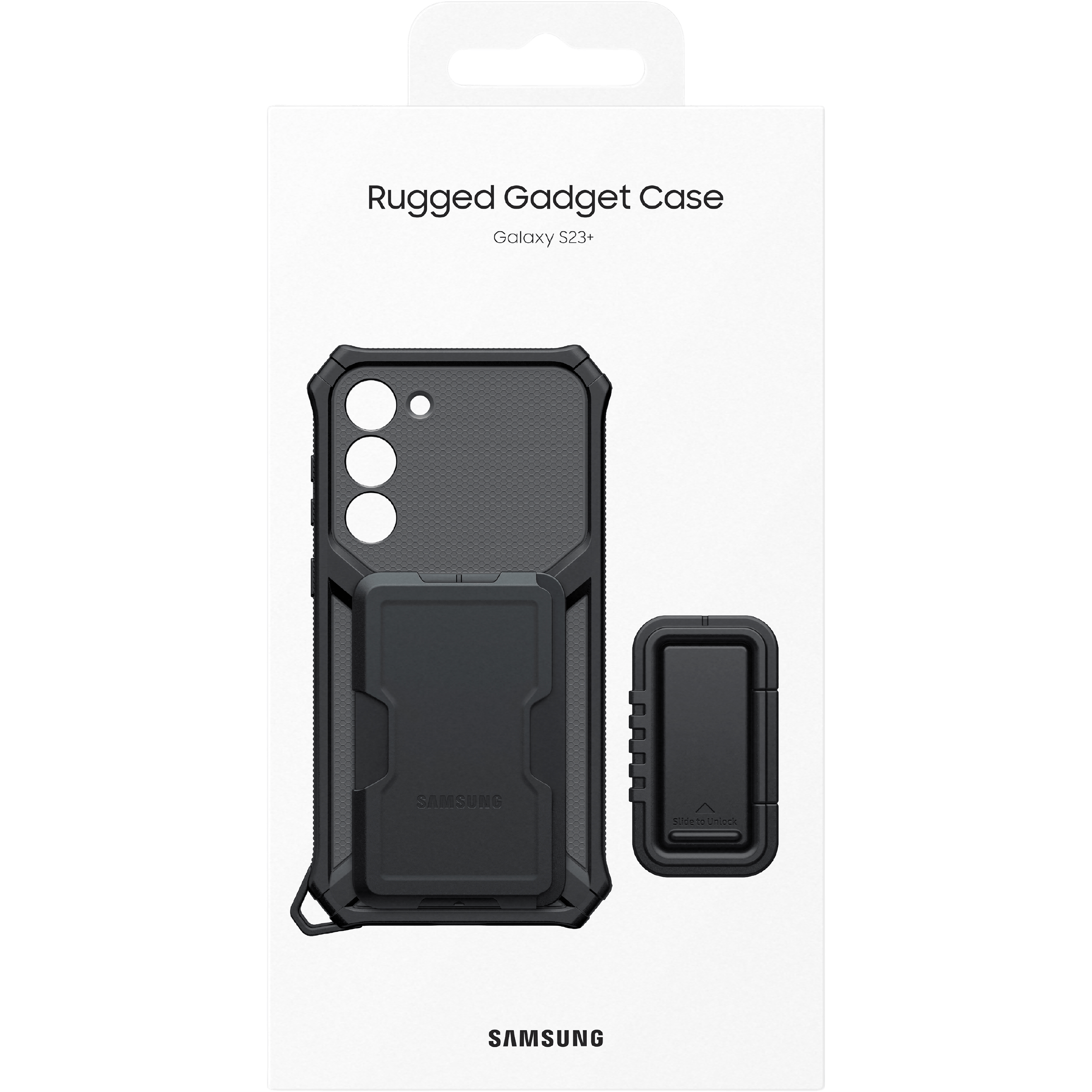 Samsung Galaxy S23 Plus Gadget Hoesje Zwart