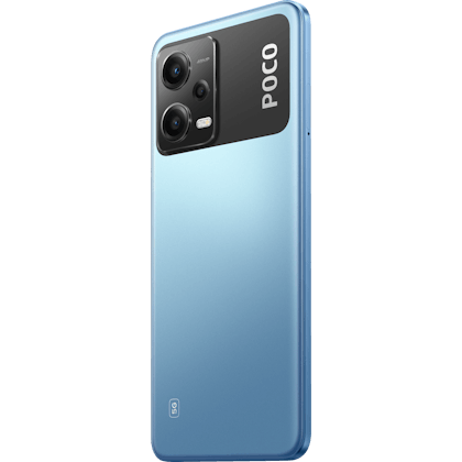 POCO X5 5G Blue - Aanzicht vanaf rechts