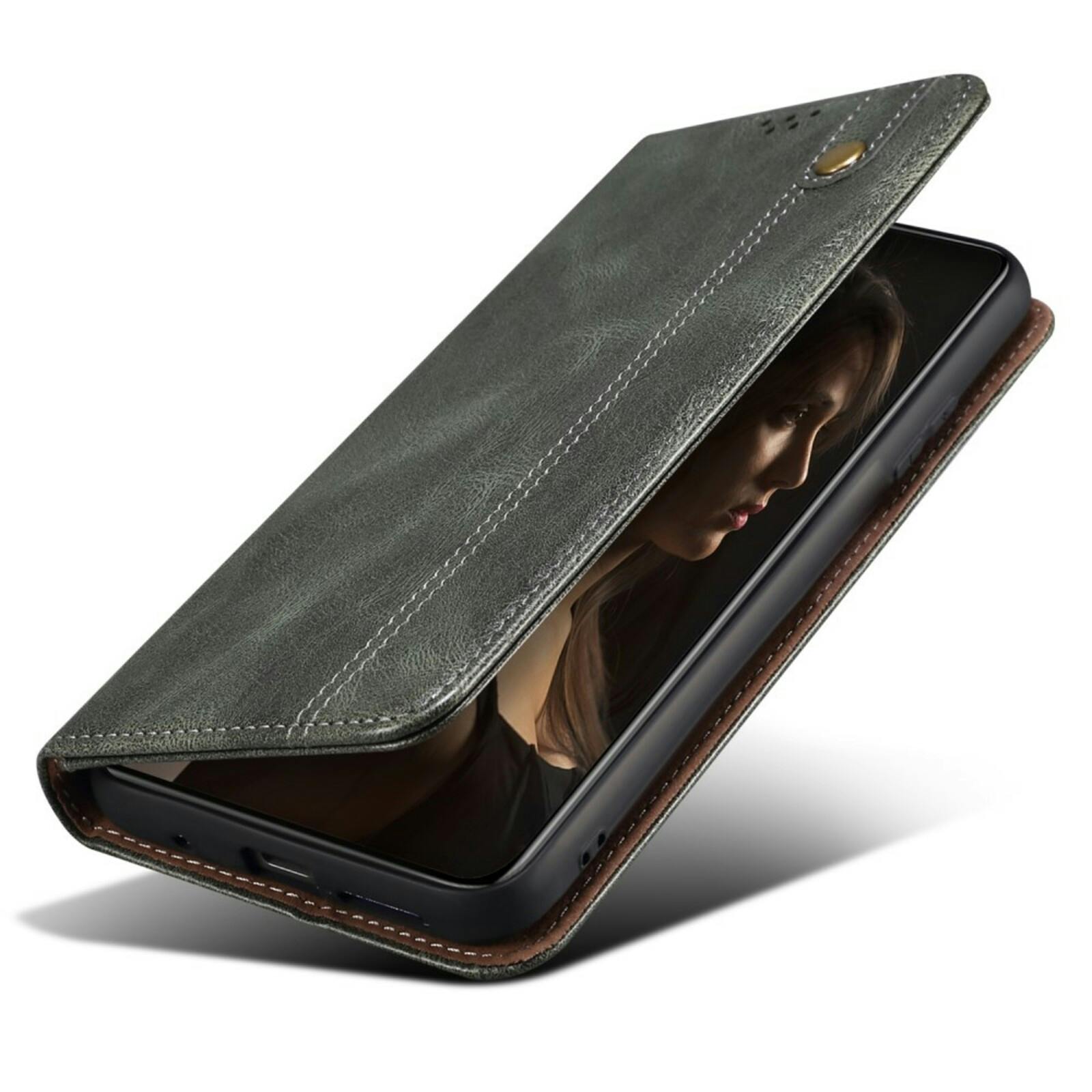 CaseBody OnePlus 12 Retro Bookcase Groen