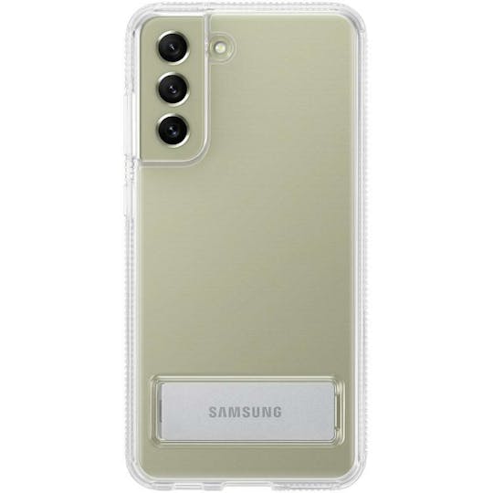 Samsung Galaxy S21 FE Doorzichtig Standing Hoesje