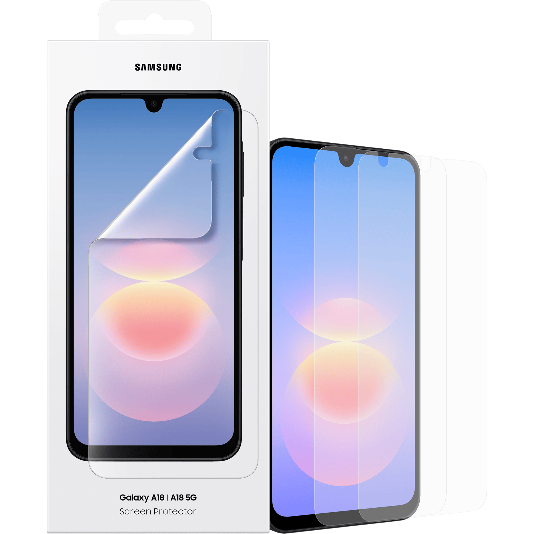 Samsung Galaxy A18 Screenprotector Transparant