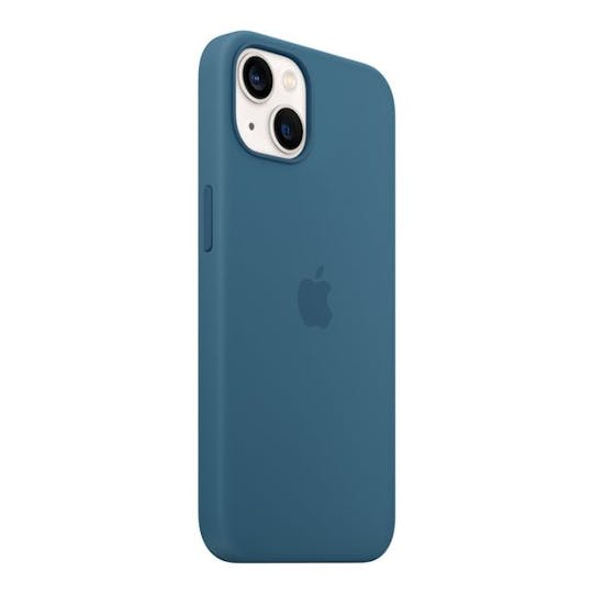 Apple iPhone 13 MagSafe Siliconen Hoesje Blauw Jay