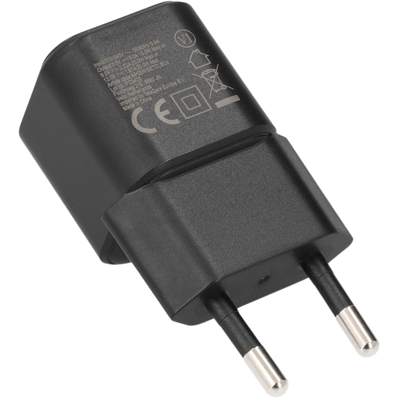 Musthavz Nano Charger 20W + USB-C Kabel Zwart