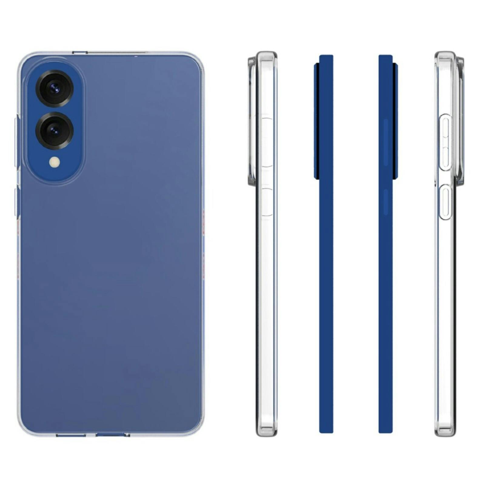 Mocaa Samsung Galaxy S25 Edge Clear Hoesje Transparant