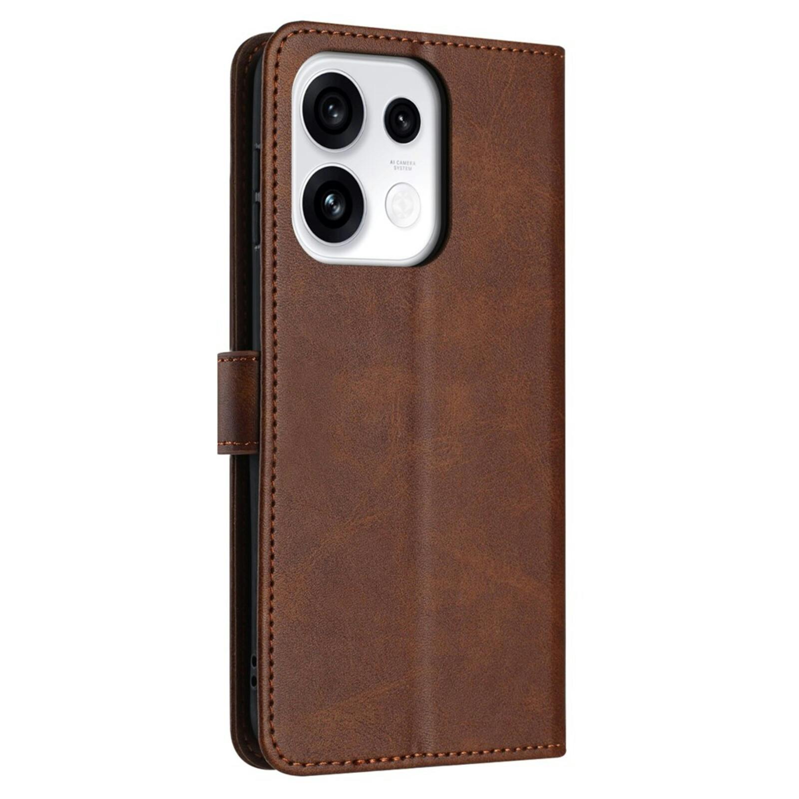 Comfycase OPPO Reno16 F 5G Bookcase Hoesje Bruin