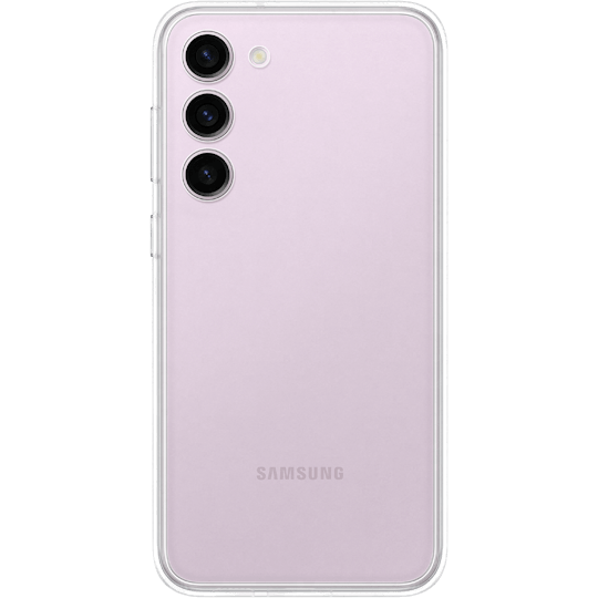 Samsung Galaxy S23 Plus Frame Case Wit - Achterkant