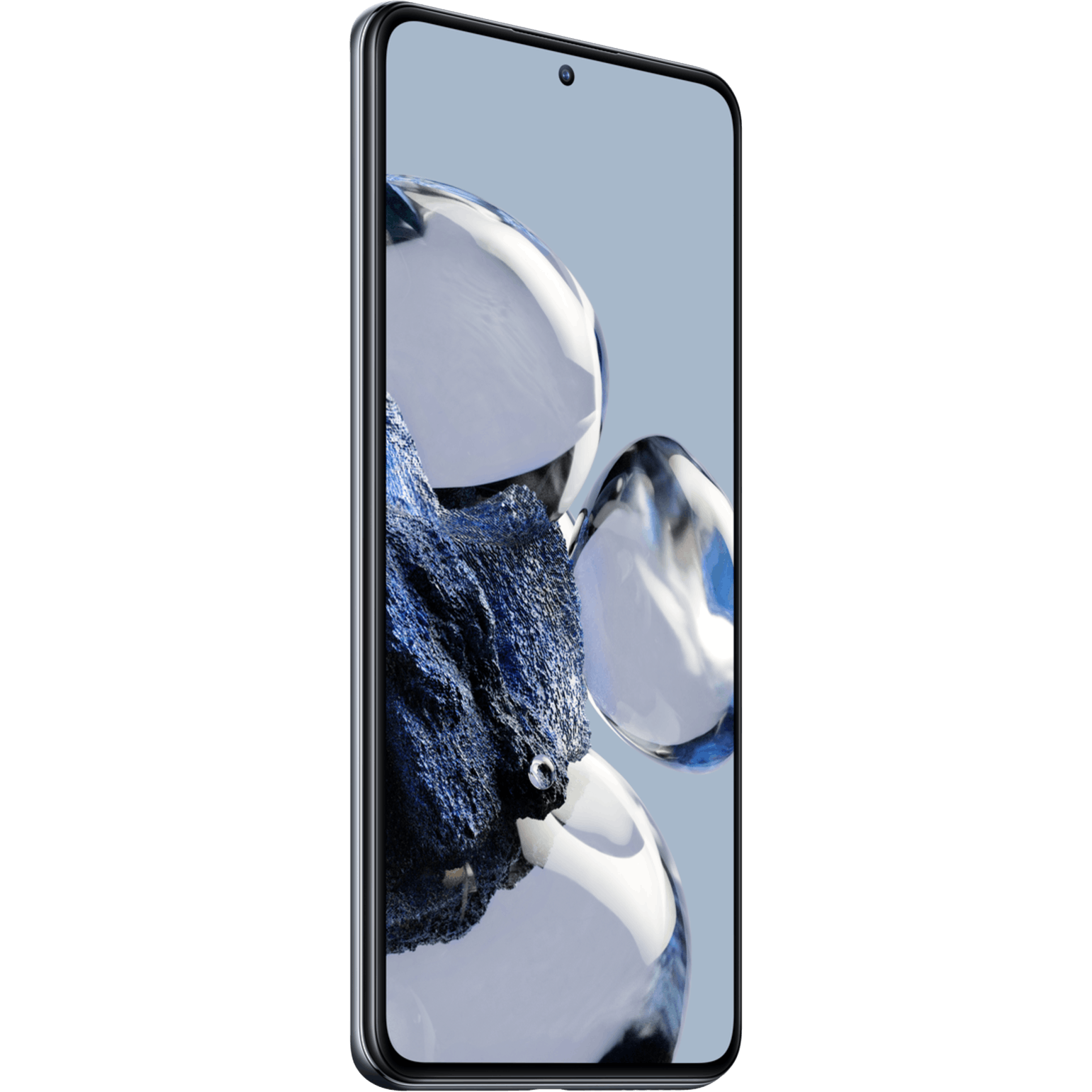 Xiaomi 12T Pro Silver - Aanzicht vanaf links