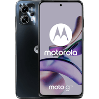 Motorola Moto G13 Matte Charcoal - Voorkant & achterkant met abonnement