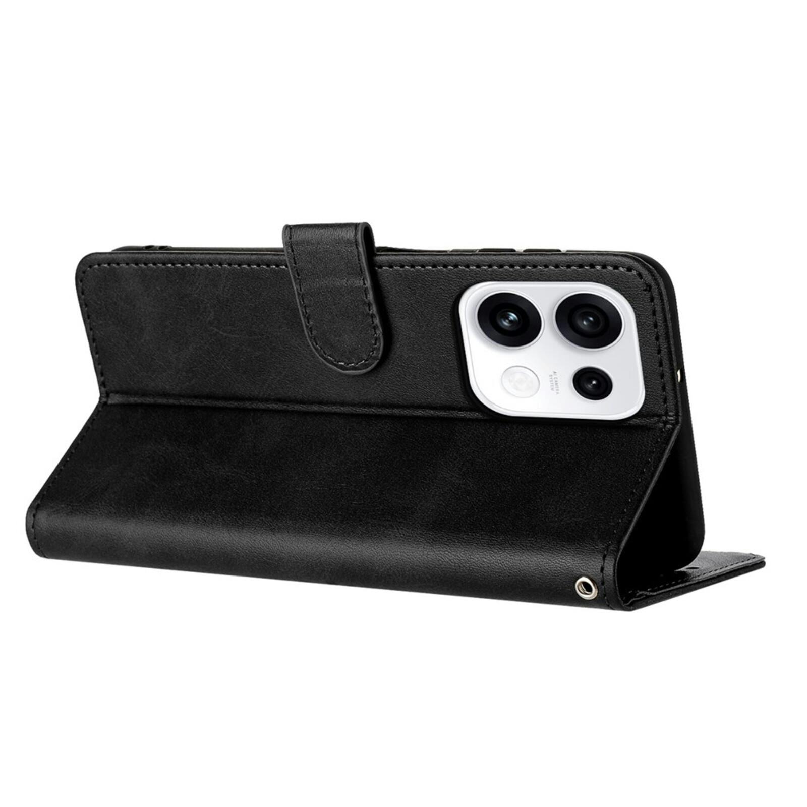 Comfycase Reno16 F 5G Bookcase Hoesje Zwart