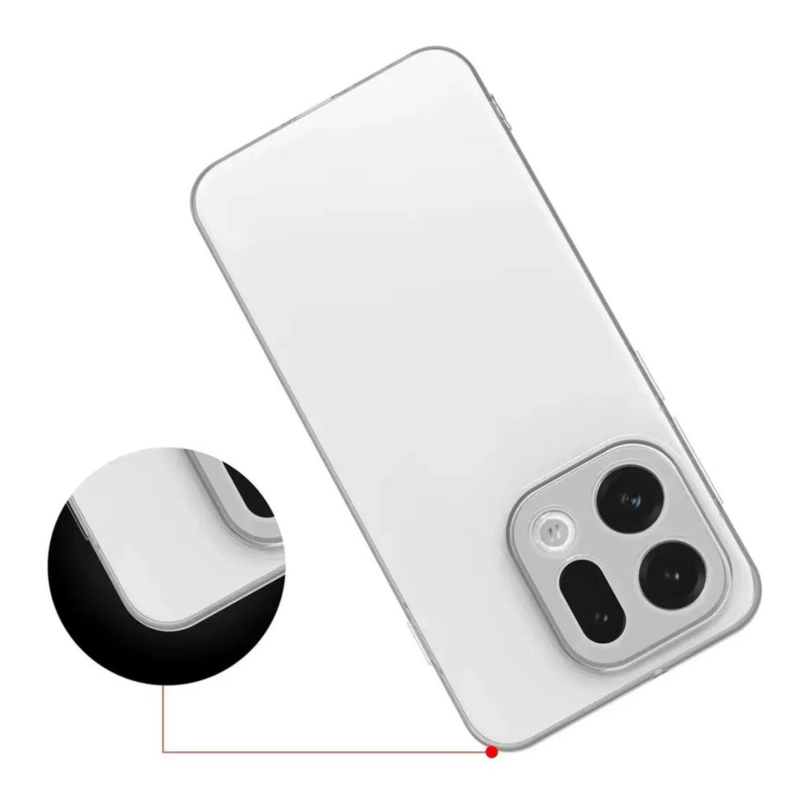 Mocaa OPPO Find X9 TPU Hoesje Transparant