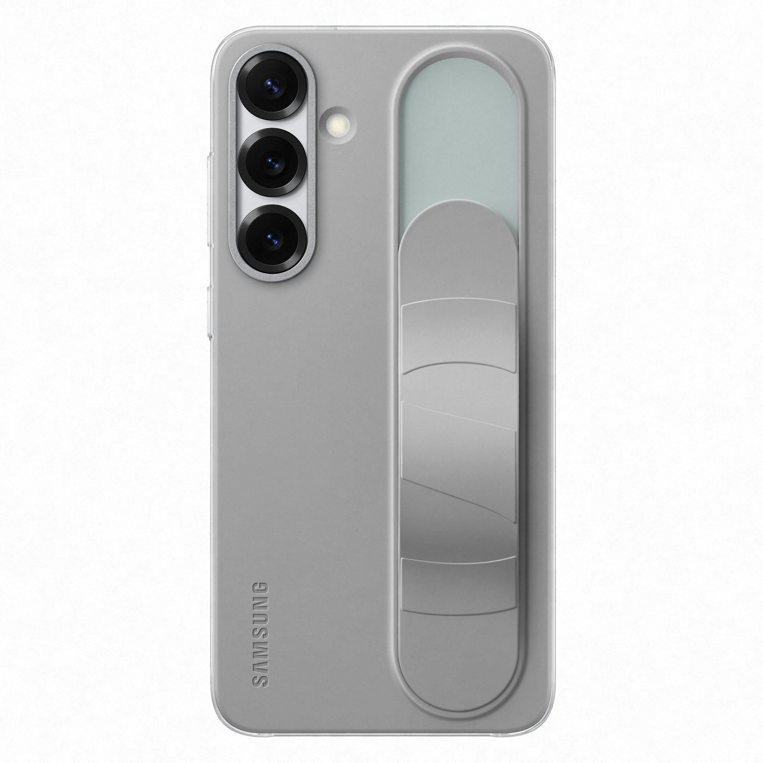 Samsung Galaxy S25 Plus Standing Grip Hoesje Grijs