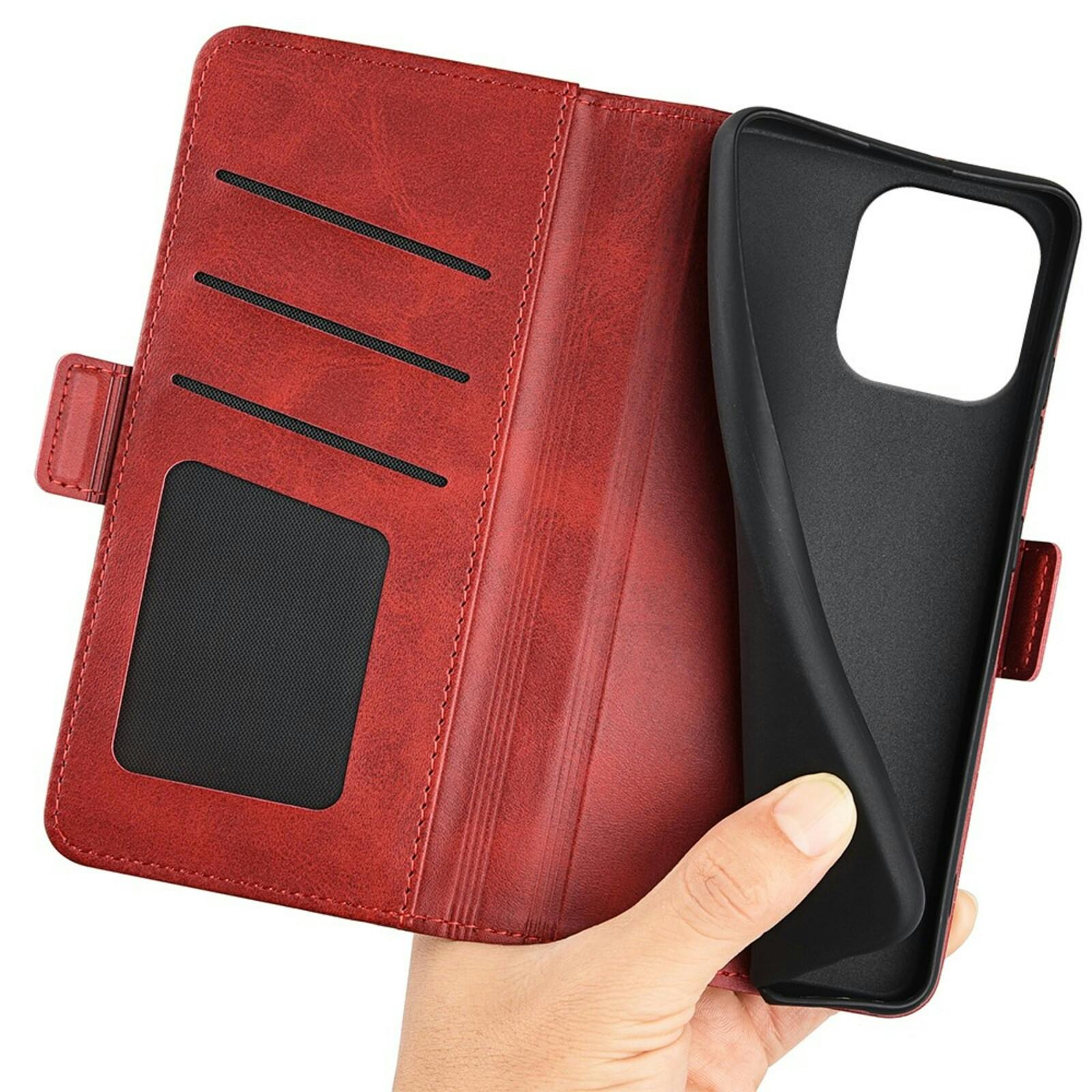 Comfycase Apple iPhone 16 Plus Bookcase Hoesje Rood