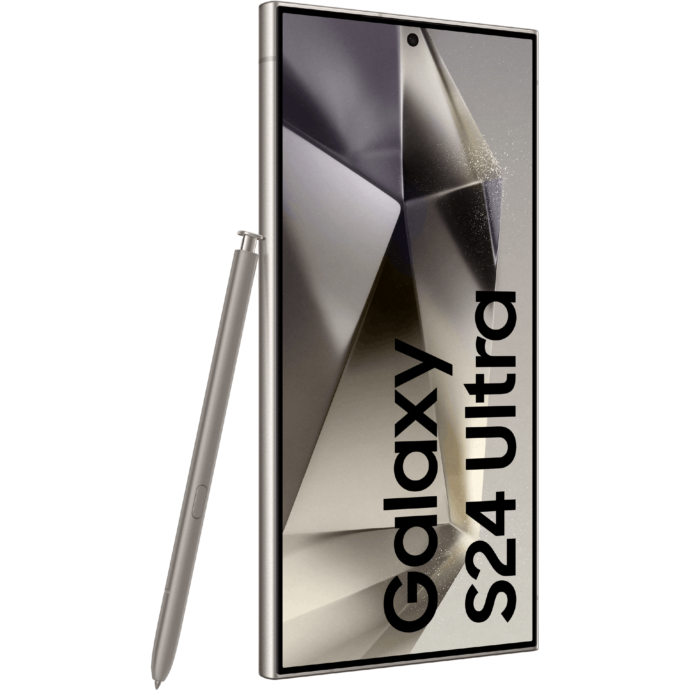Samsung Galaxy S24 Ultra Titanium Grey - Aanzicht vanaf links