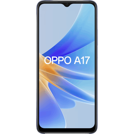 OPPO A17 Midnight Black - Voorkant