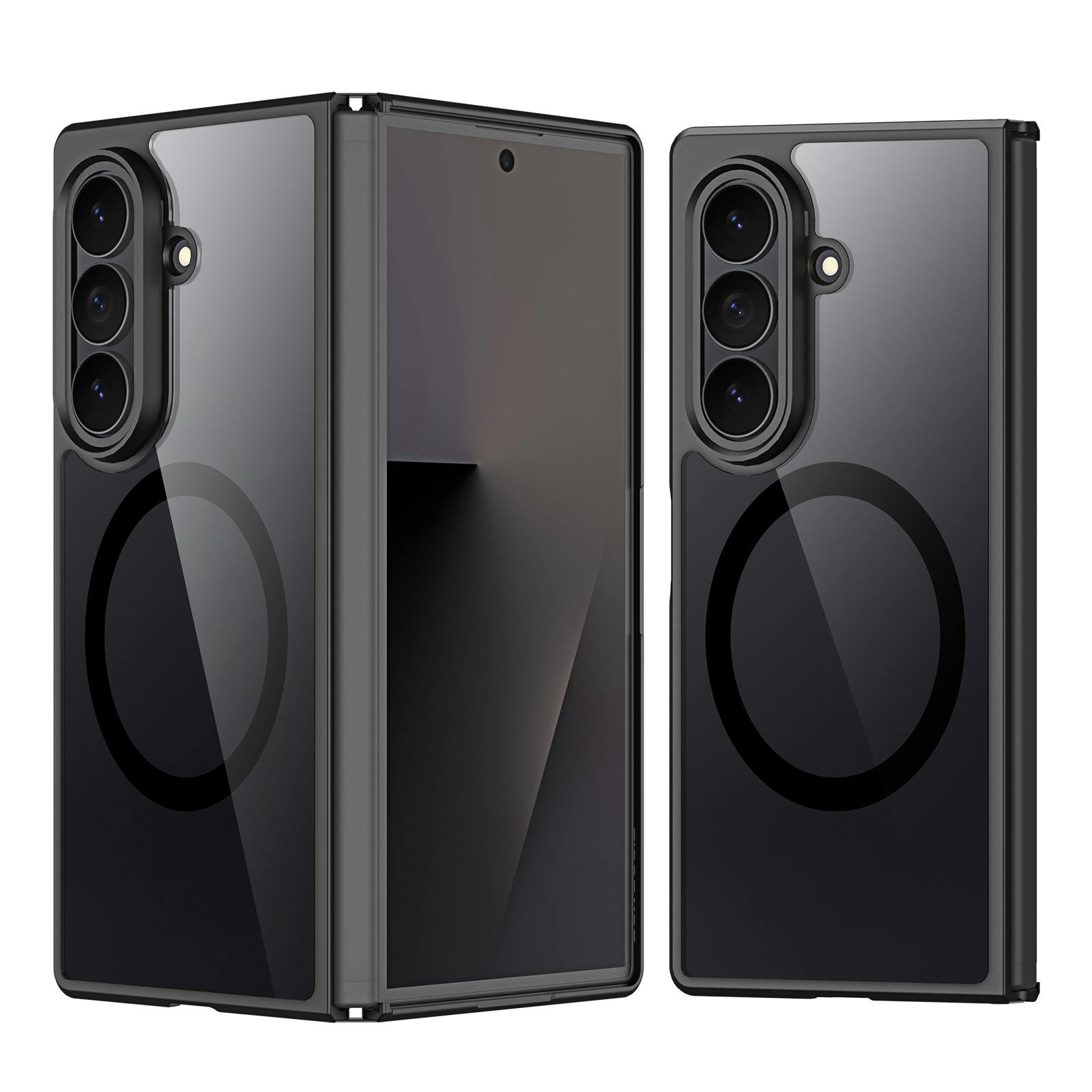 DUX DUCIS Samsung Galaxy Z Fold8 Aimo Series Qi2 Beschermhoesje Zwart