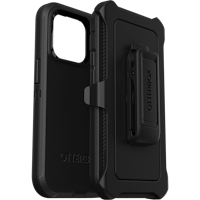 Otterbox iPhone 14 Pro Defender Hoesje Zwart - Voorkant
