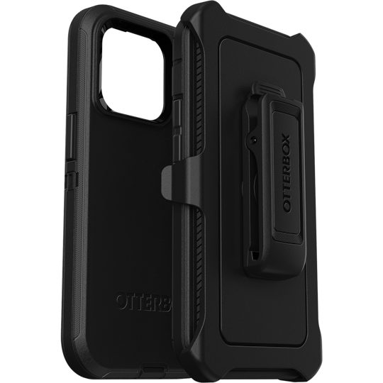 Otterbox iPhone 14 Pro Defender Hoesje Zwart - Voorkant
