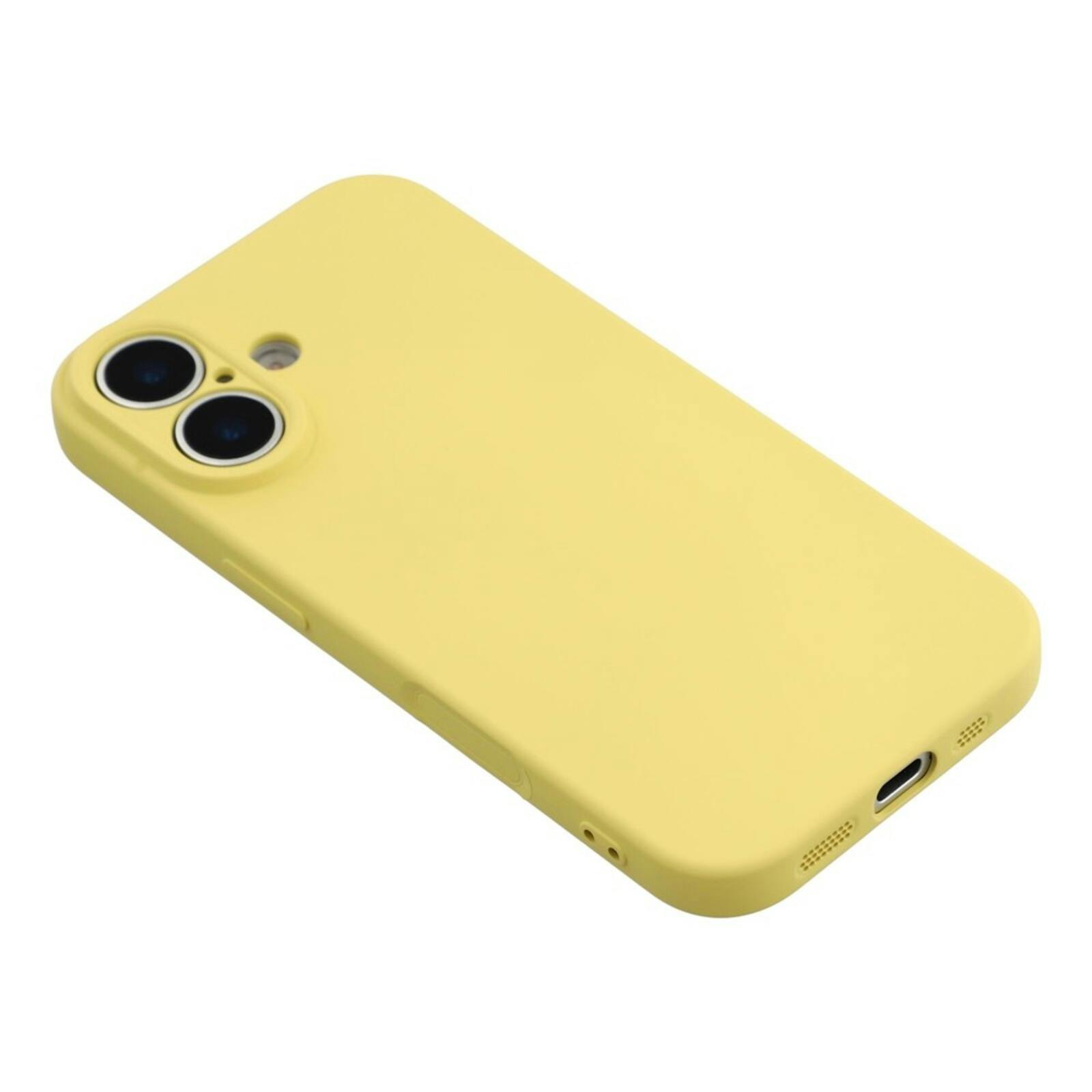 Mocaa Apple iPhone 17 Lens Protection Hoesje Geel