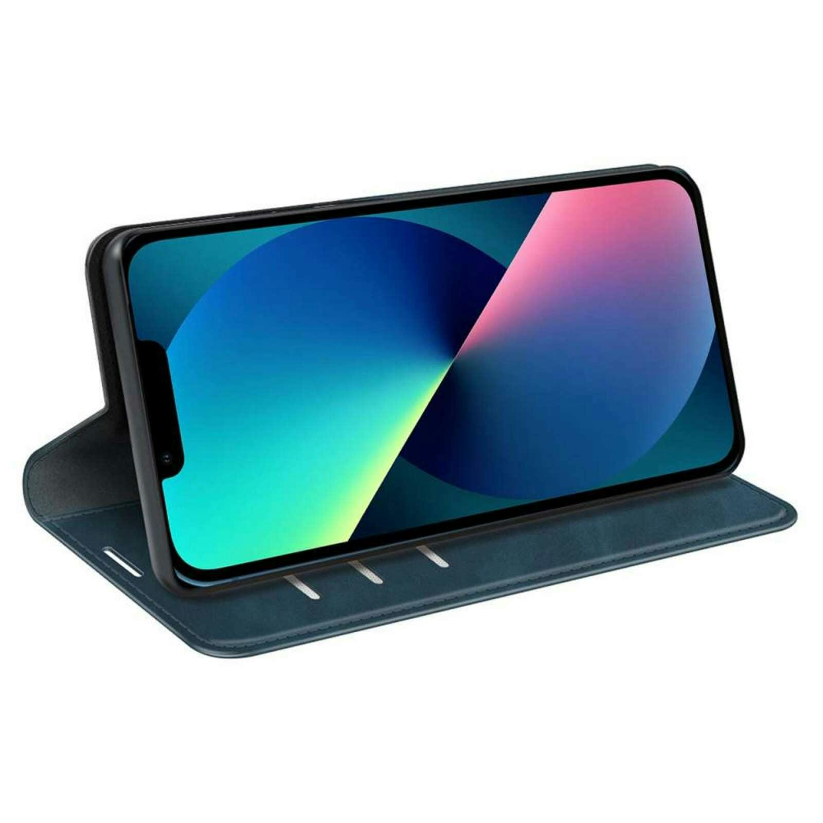 Just in Case iPhone 14 Plus Portemonnee Hoesje Blauw