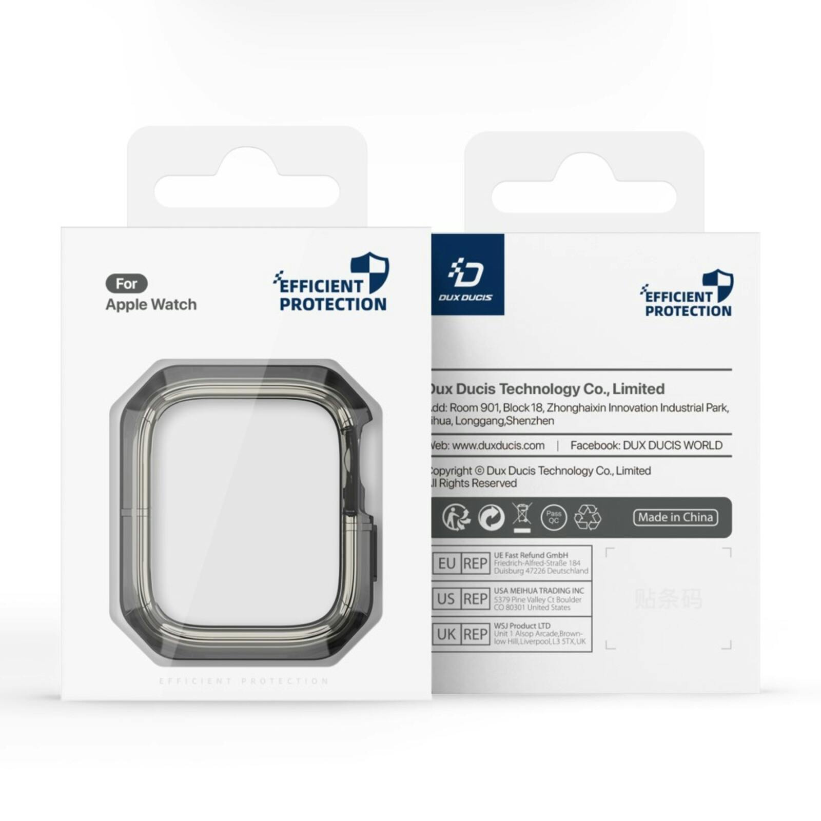 DUX DUCIS Apple Watch Series 10 42mm Tamo Hoesje Zwart