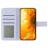 Mocaa Samsung Galaxy S24 Sunflower Bookcase met Koord Paars