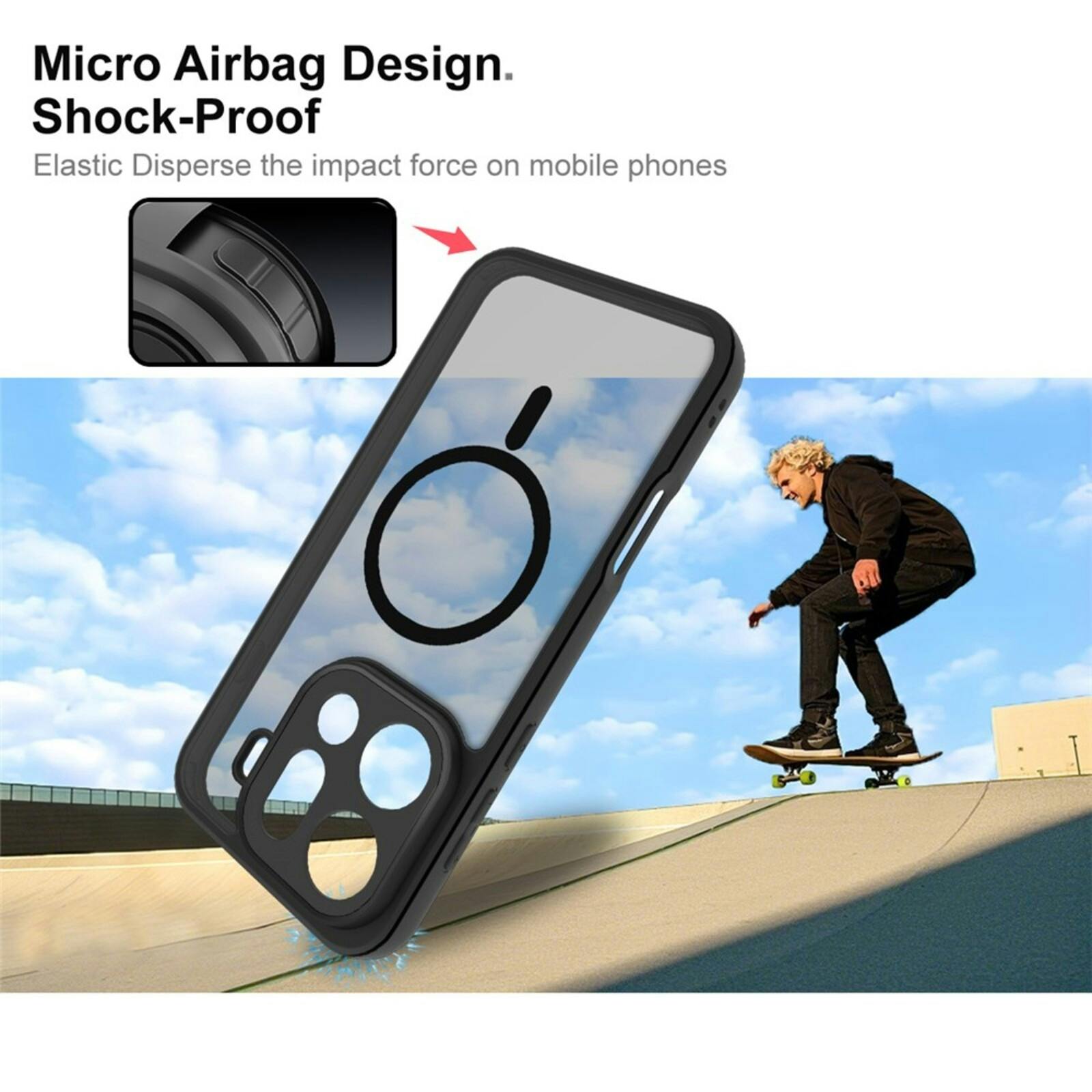 Imak OPPO Find X9 Pro MagSafe Mat Hoesje Zwart