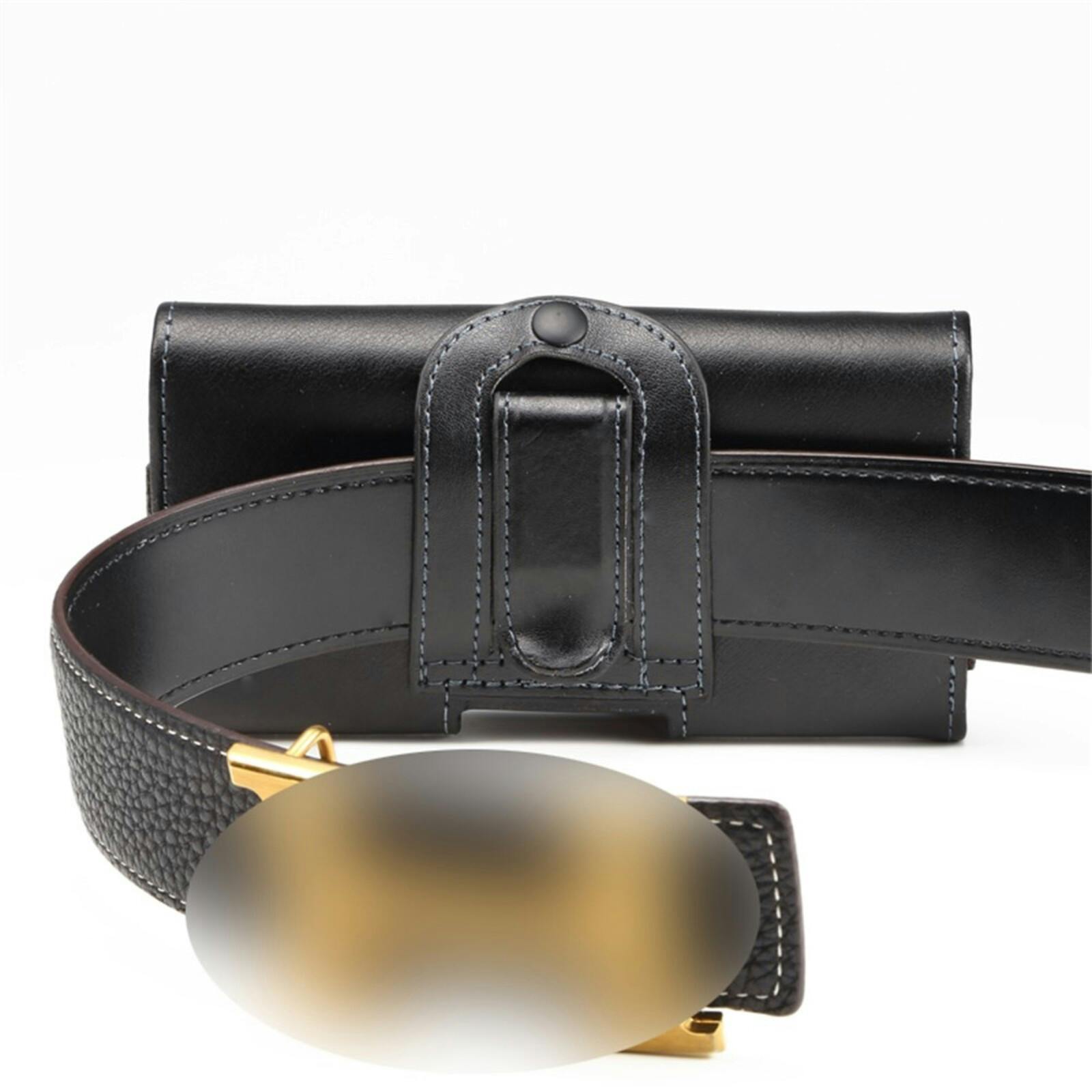 Comfycase Echt Lederen Riemhoesje Zwart XL