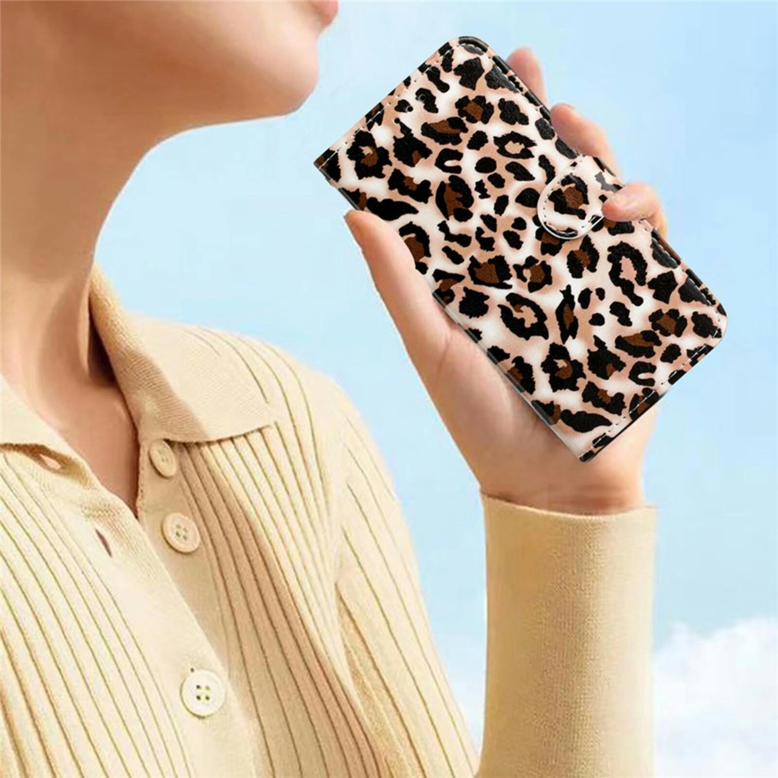 Comfycase Samsung Galaxy A17 / A18 Bookcase Luipaard