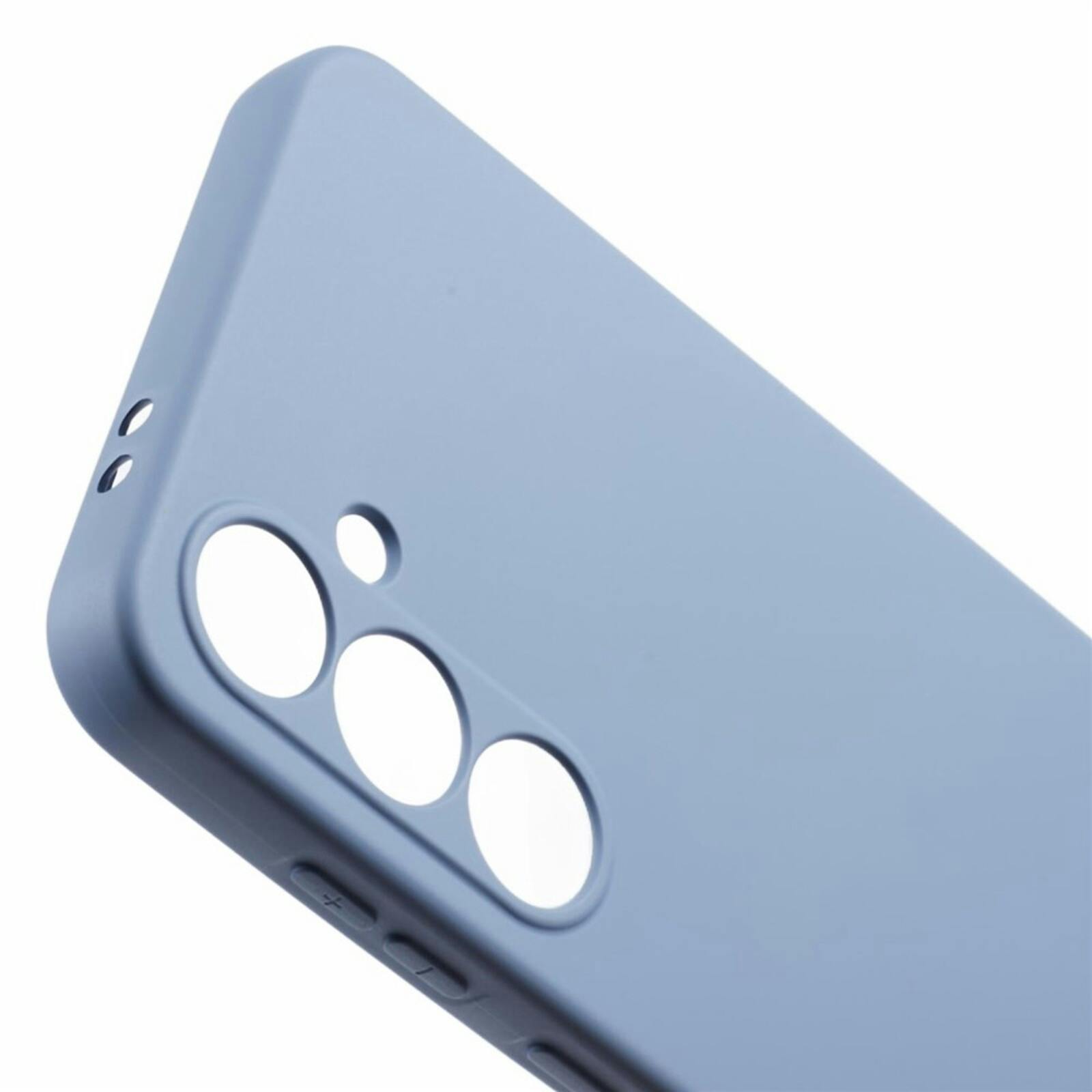 Mocaa Samsung Galaxy A57 Siliconen Hoesje Grijs