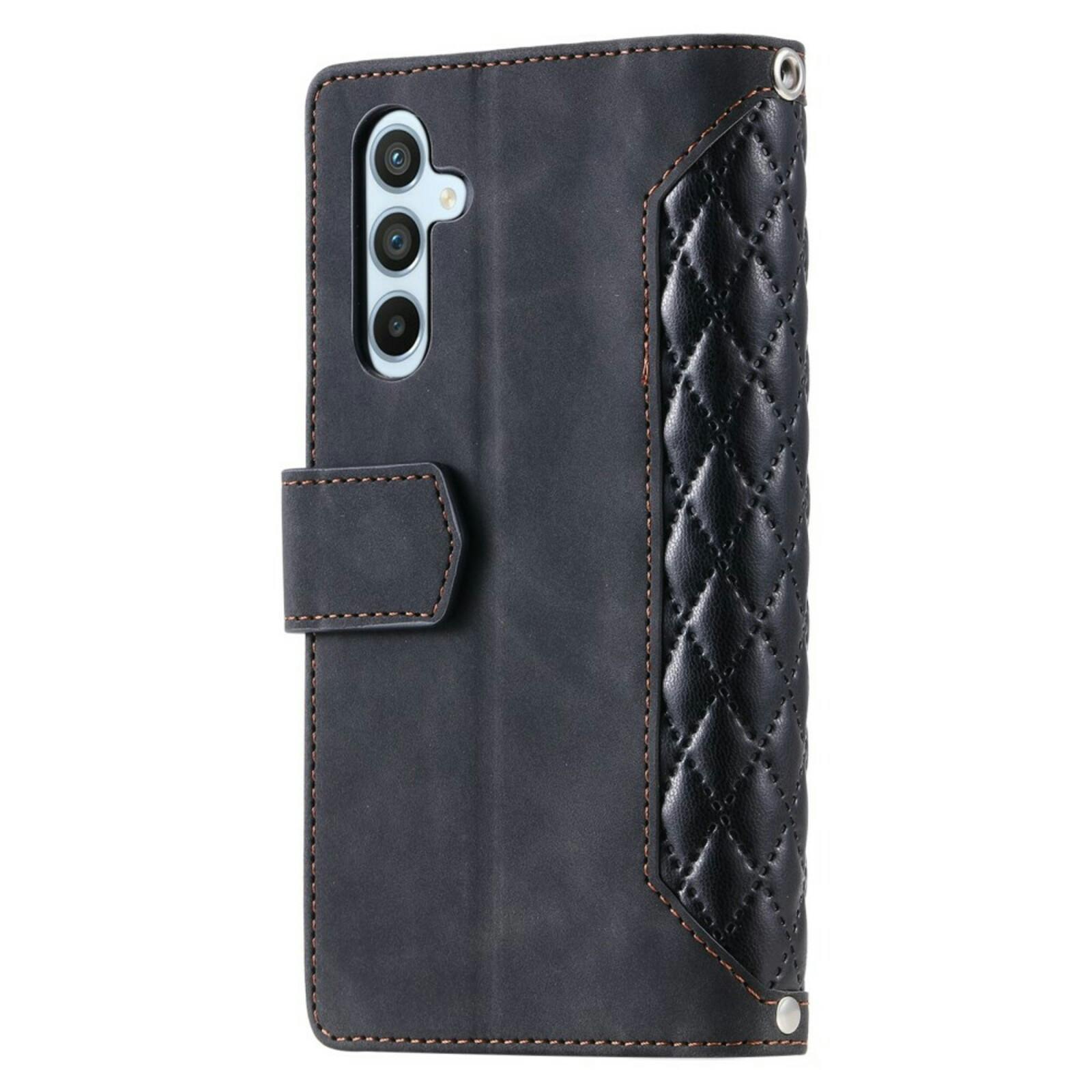 TwoTone Samsung Galaxy S24 FE Wallet Hoesje Zwart