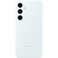 Samsung Galaxy S24 Plus Siliconen Hoesje Wit - Achterkant