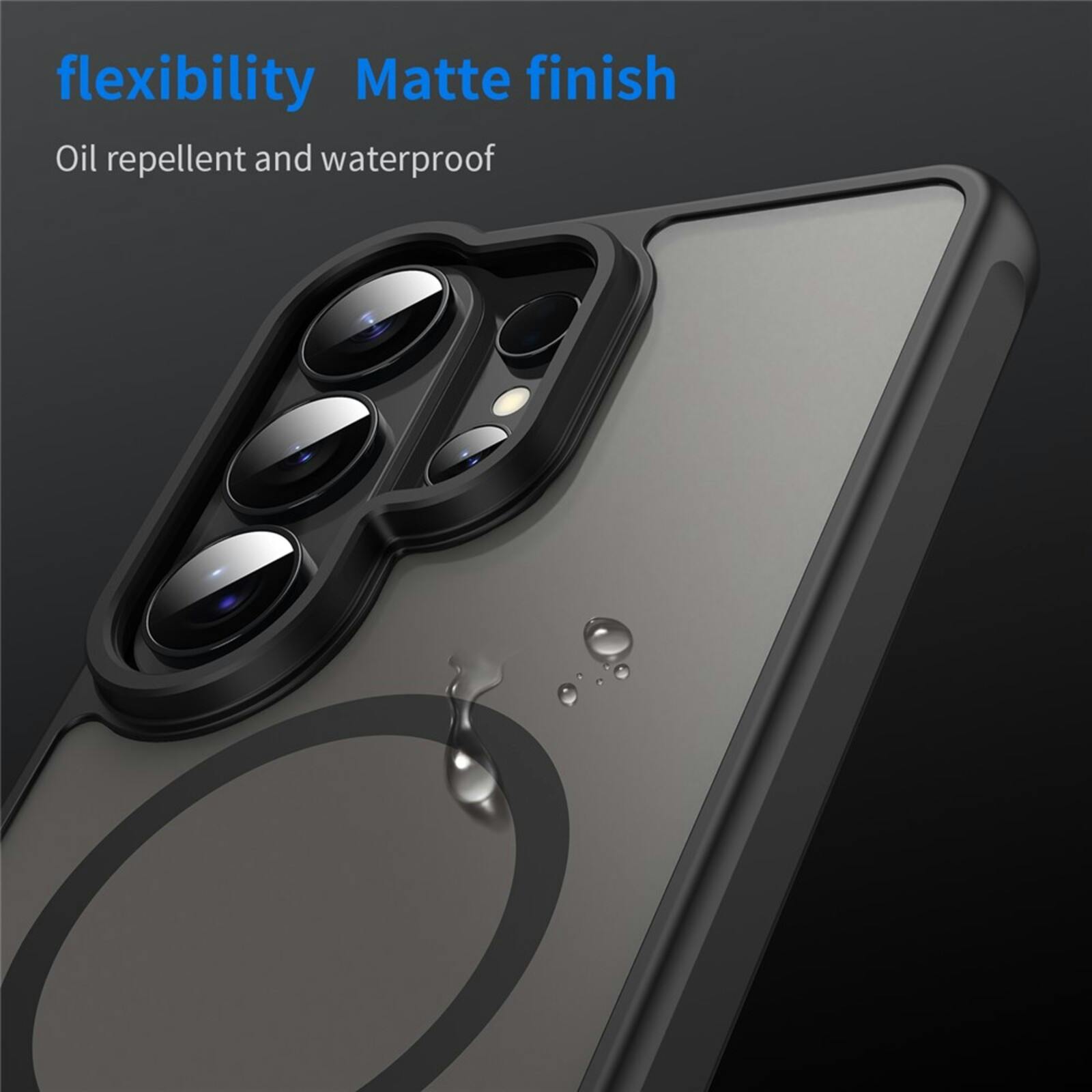 CaseBody Samsung Galaxy S26 Ultra Magnetic Case Zwart