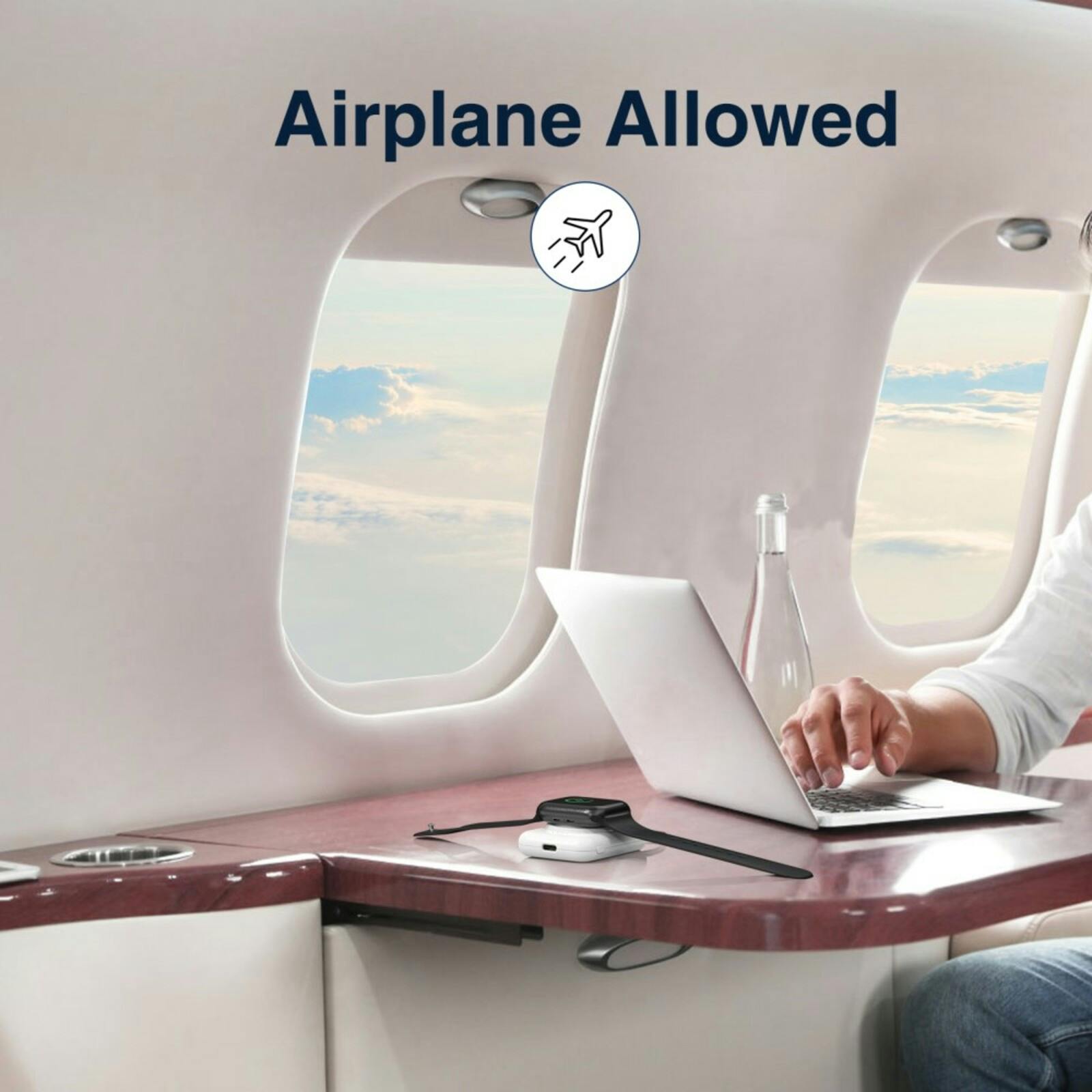 Mocaa 1800mAh Mini Wireless Apple Watch Charger Wit 1.800 mAh