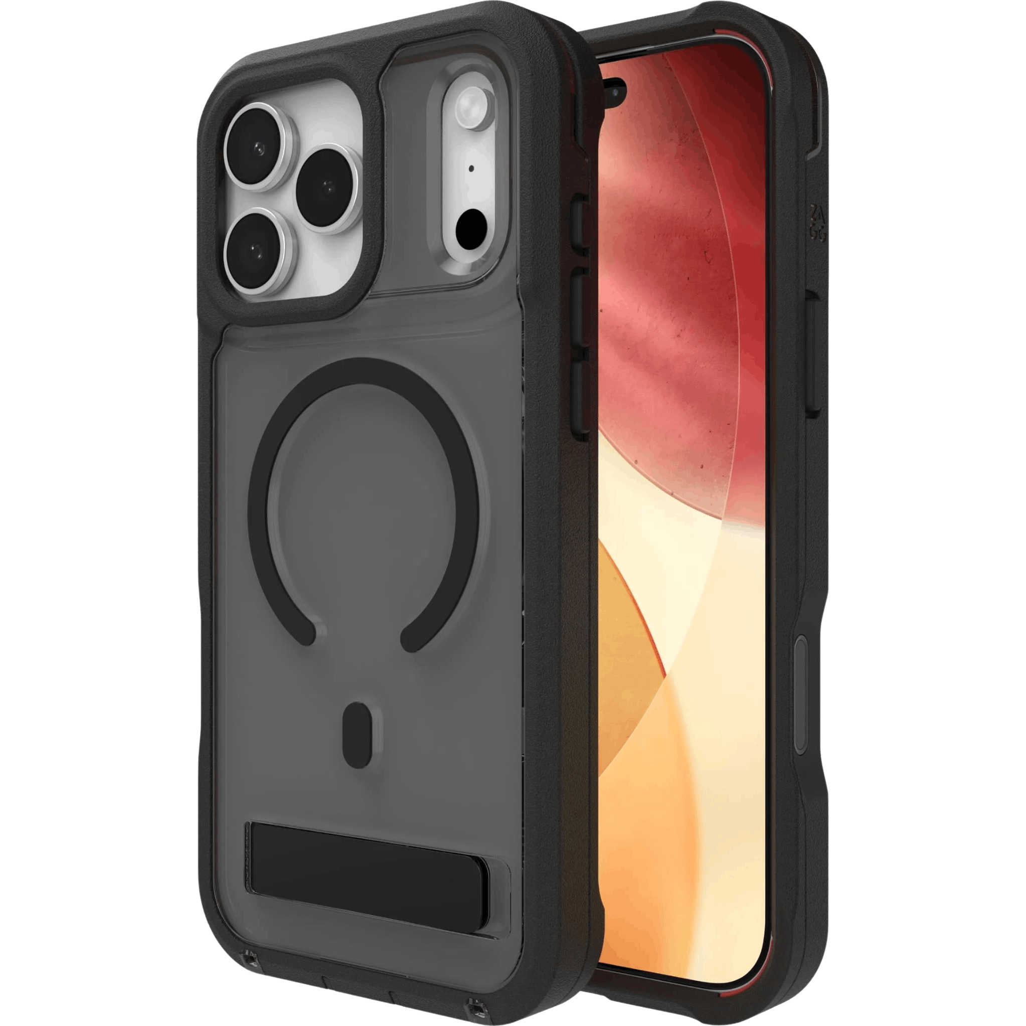 ZAGG iPhone 17 Pro Max MagSafe Rainier Kickstand Case Zwart
