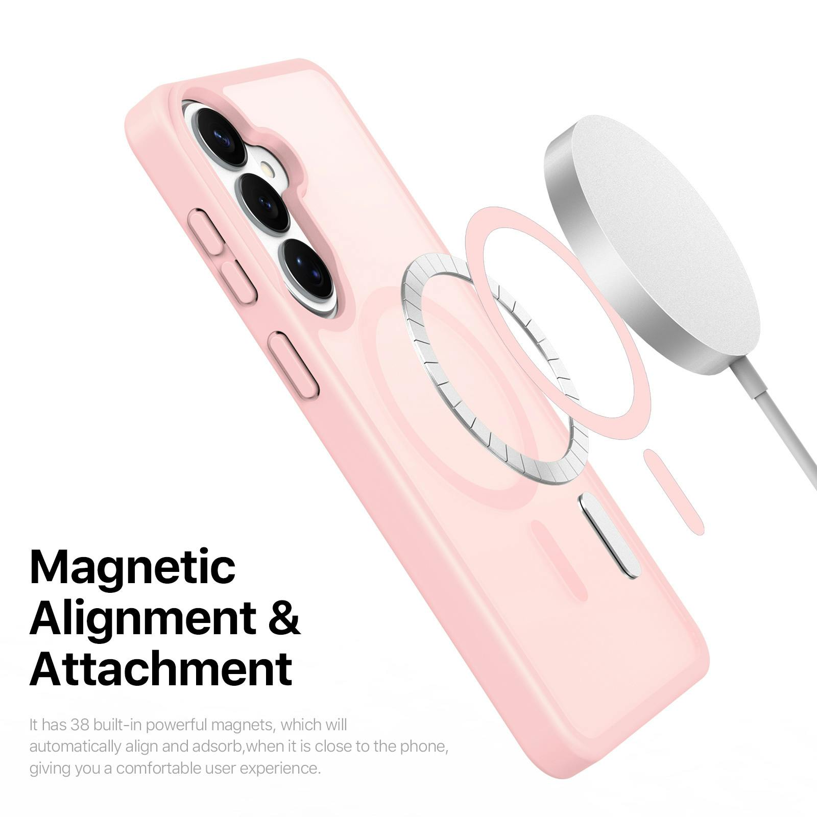 DUX DUCIS Samsung Galaxy S26 Magnetic Mat Hoesje Roze