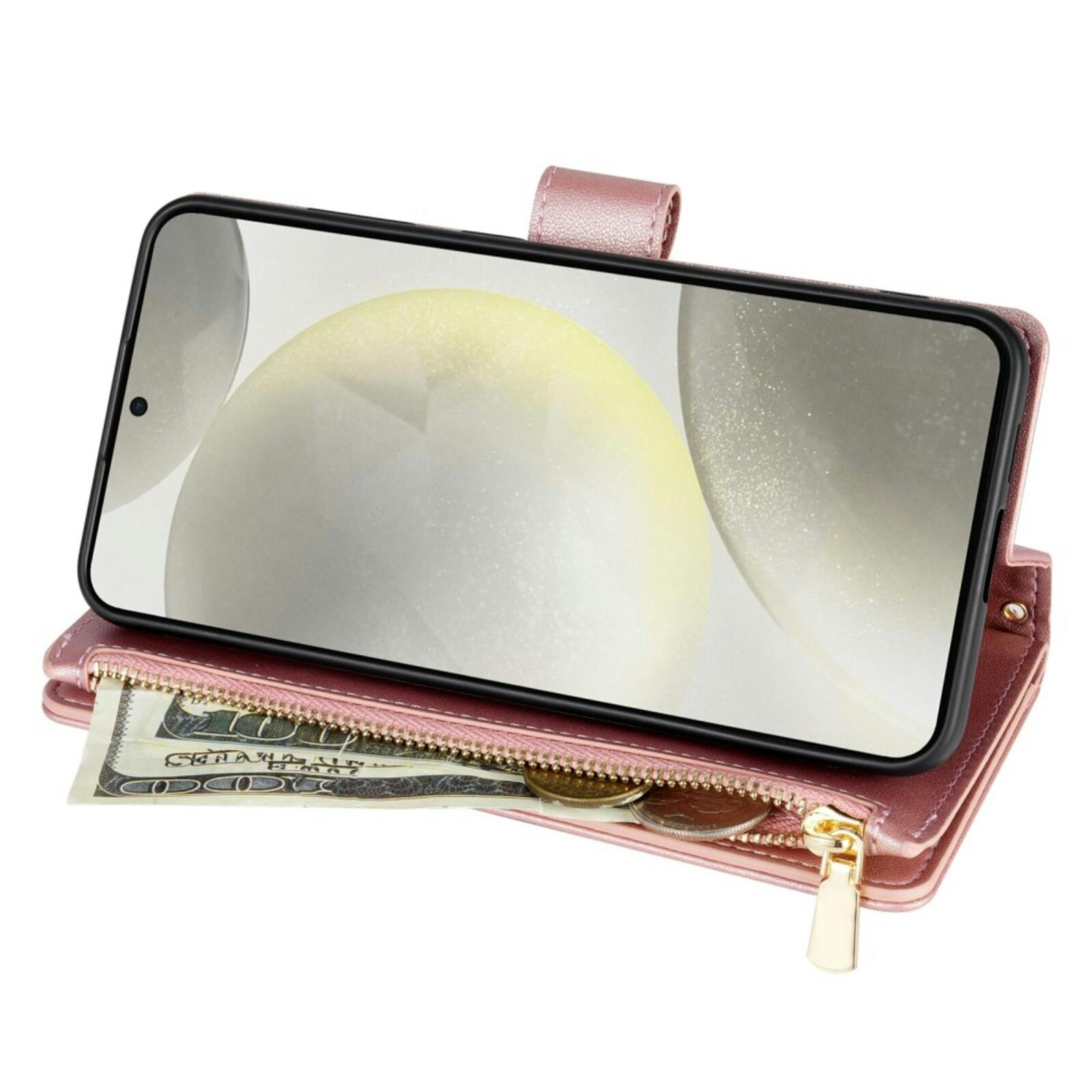 Comfycase Samsung Galaxy A56 Fashion Wallet Case Roségoud