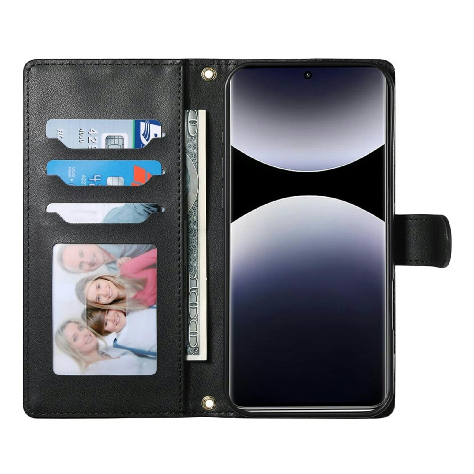 Comfycase Xiaomi Redmi Note 15 Pro Bookcase met Koord Zwart