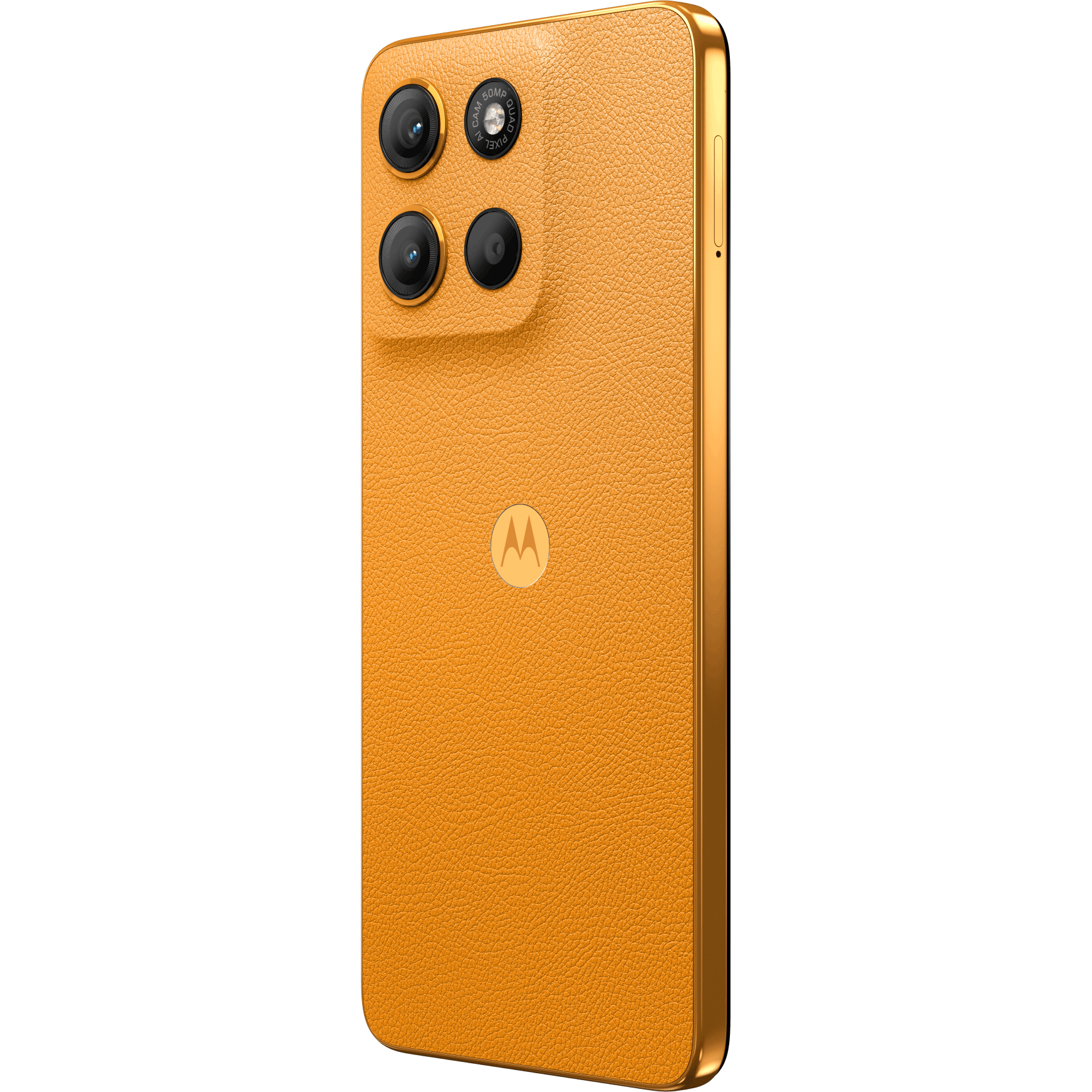 Motorola Moto G15 Sunrize Orange - Aanzicht vanaf rechts