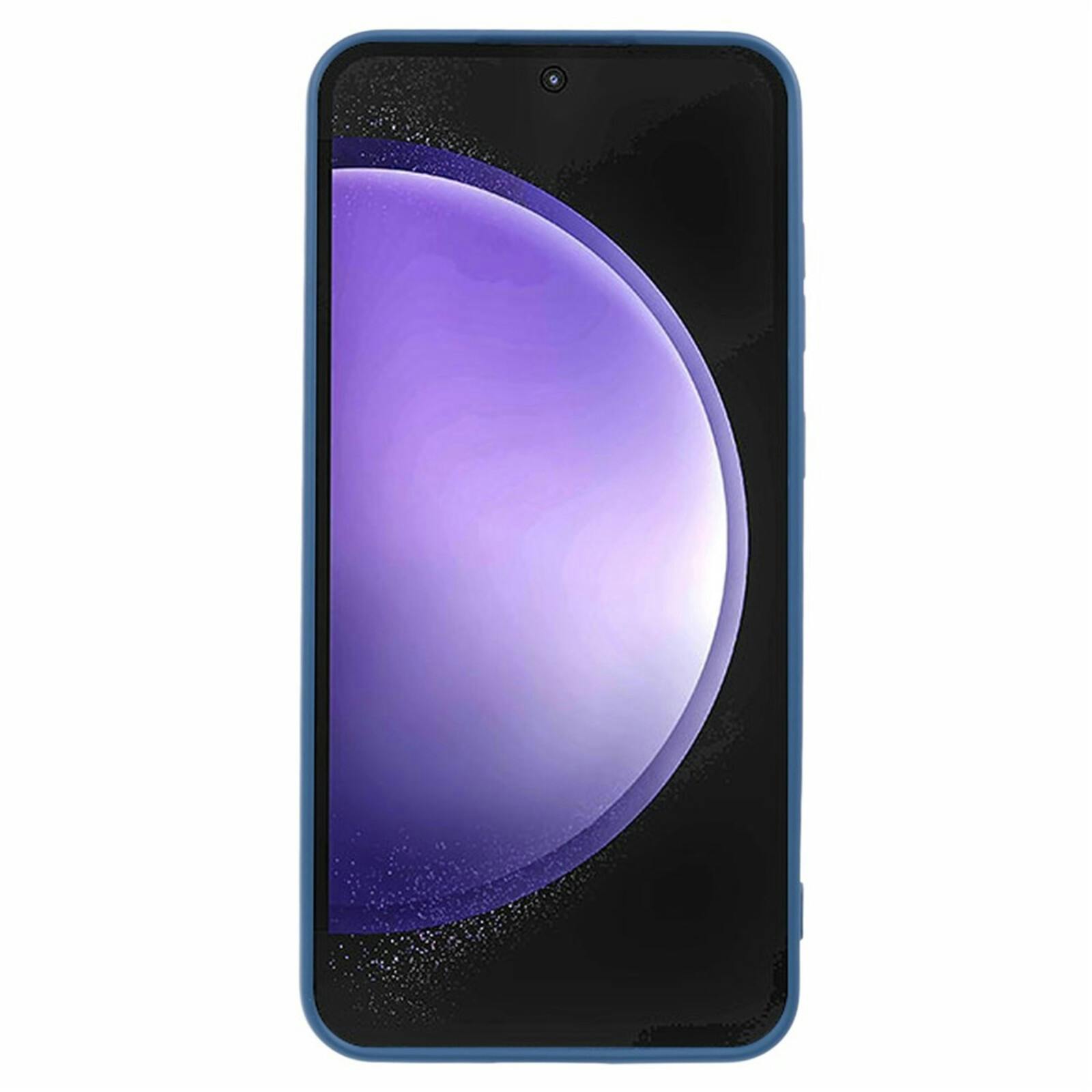 Mocaa Samsung Galaxy A57 Siliconen Hoesje Blauw