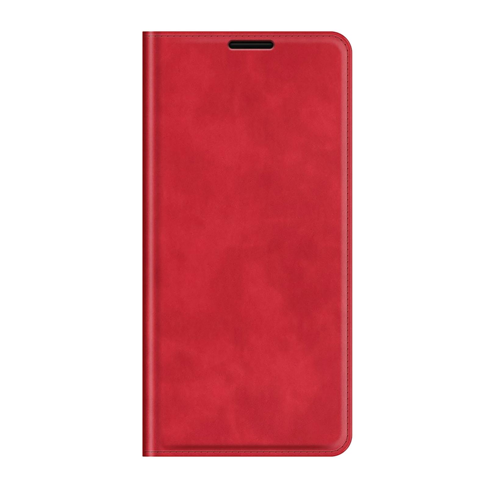 Just in Case iPhone 15 Plus Magnetisch Portemonnee Hoesje Rood