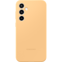 Samsung Galaxy S23 FE Siliconen Hoesje Oranje - Achterkant