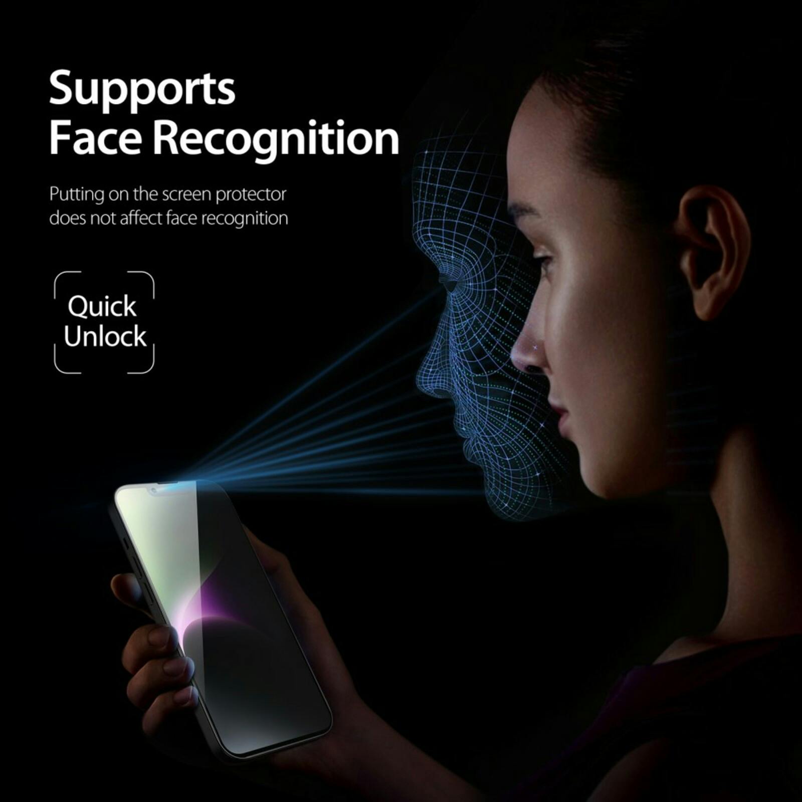 DUX DUCIS Apple iPhone 15 Privacy Screenprotector Gehard Glas Transparant