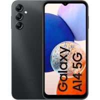 Samsung Galaxy A14 5G Black - Voorkant & achterkant