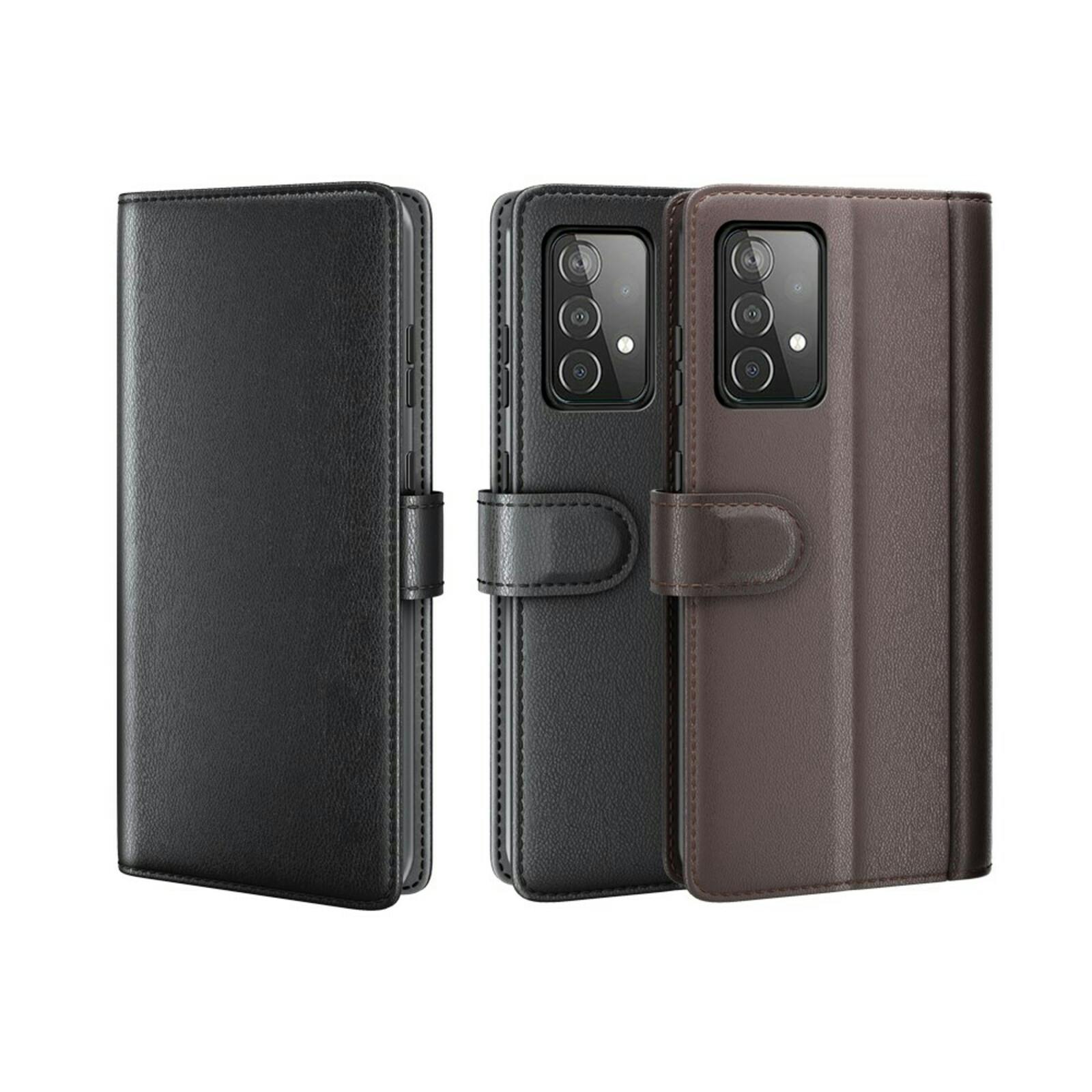 Fonexio Samsung A52(s) Luxe Lederen Book Case Zwart