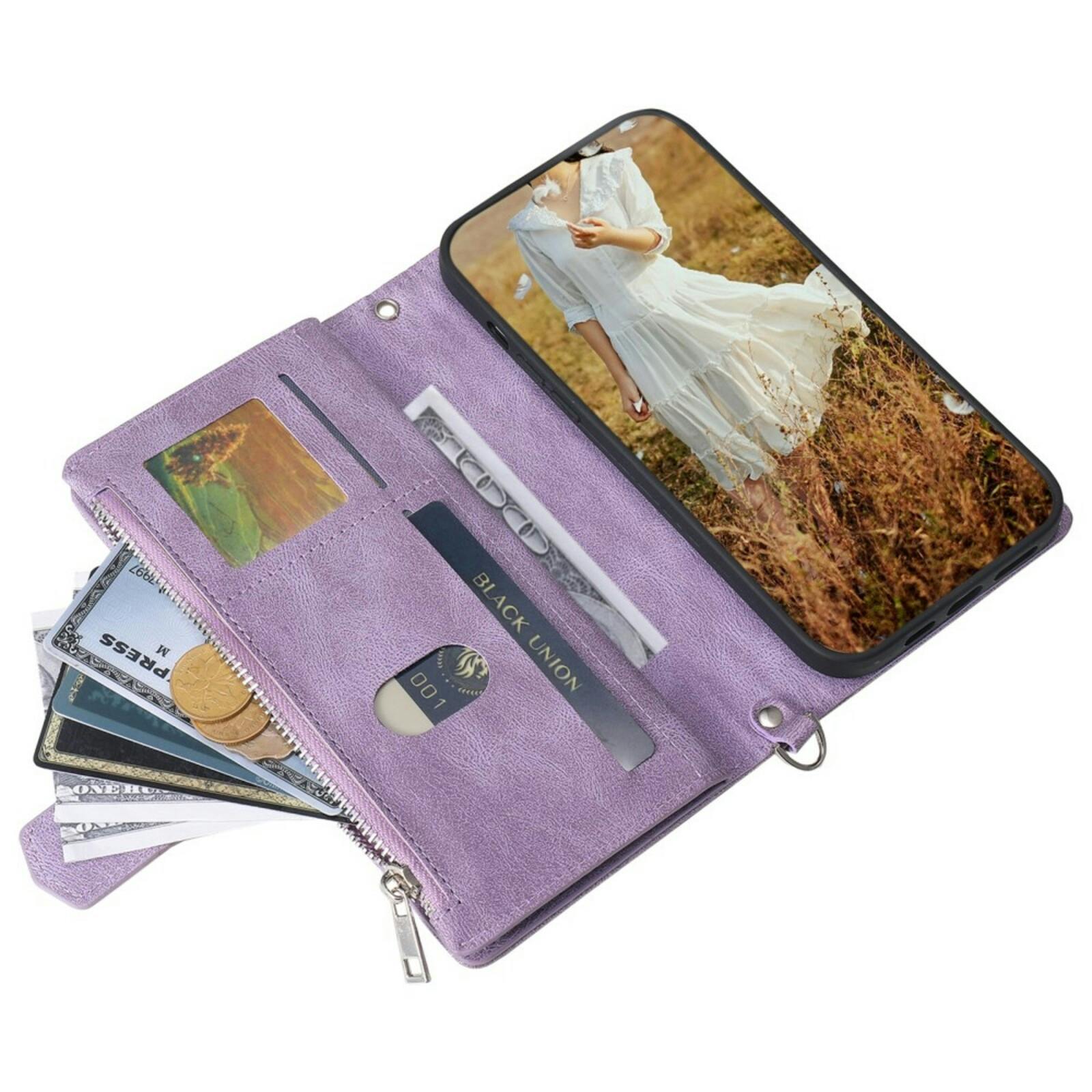 TwoTone Samsung Galaxy S24 FE Wallet Hoesje Paars