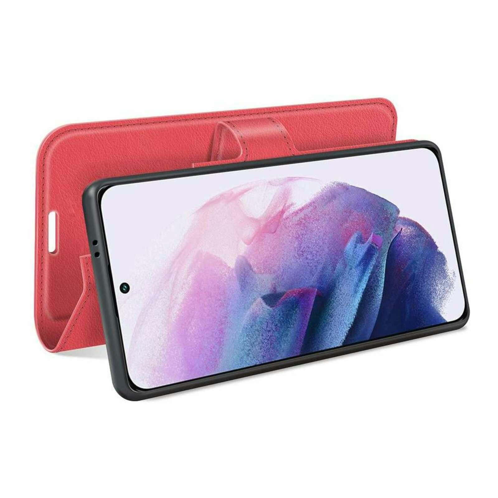 Just in Case Galaxy S22 Plus TPU Portemonnee Hoesje Red