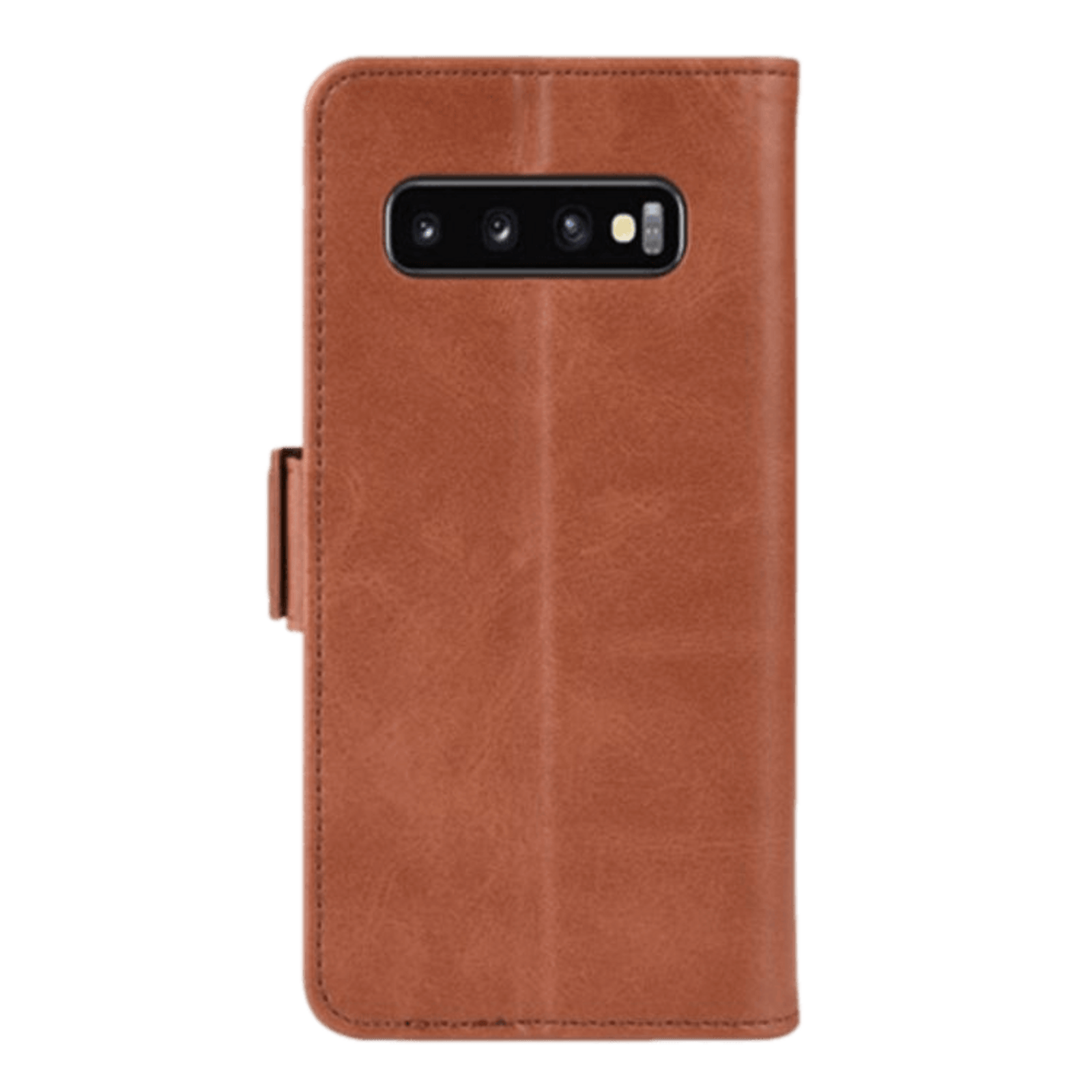 Comfycase Samsung Galaxy S10 Bookcase Beschermhoesje Bruin