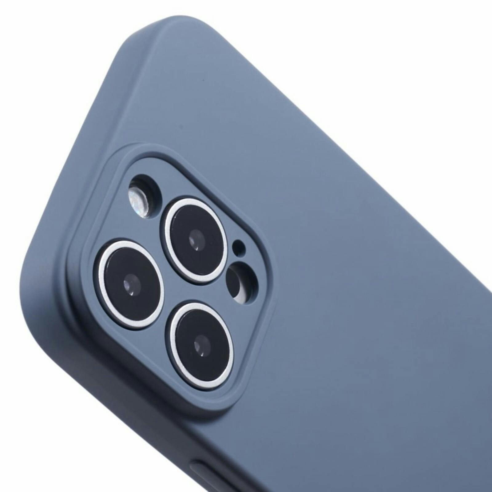 Mocaa Apple iPhone 16 Pro Max Lens Protection Hoesje Blauw